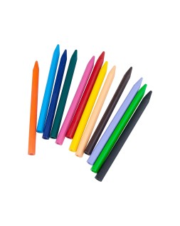 Lapices cera liderpapel caja de 12 unidades colores surtidos