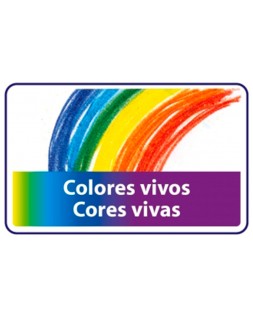 Lapices cera plastidecor caja de 36 colores surtidos