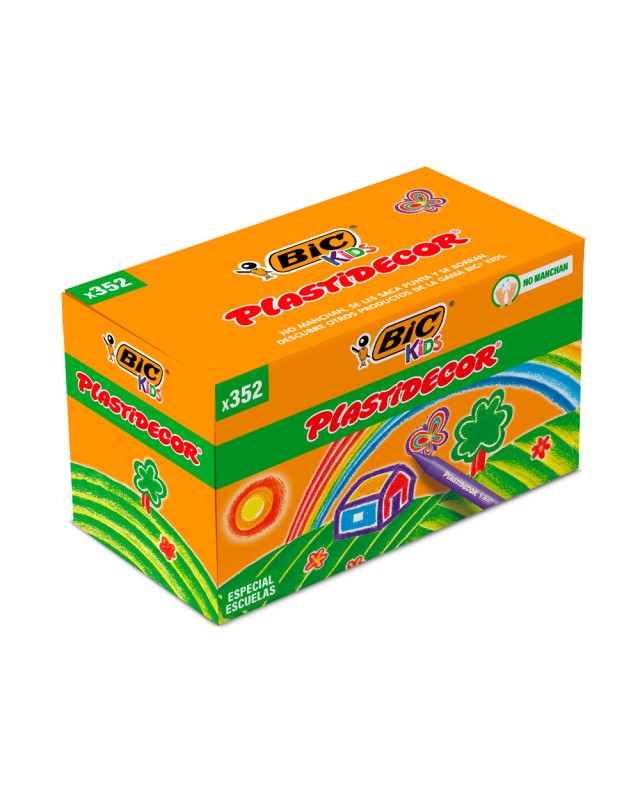 Lapices cera plastidecor school pack de 352 unidades colores surtidos 16 x color