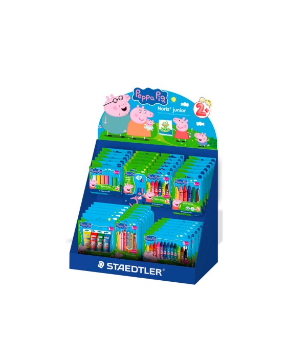 Expositor sobremesa staedtler gama noris junior peppa pig 48 unidades surtidas