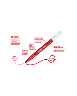 Rotulador carioca jumbo punta gruesa estuche de 12 unidades colores surtidos