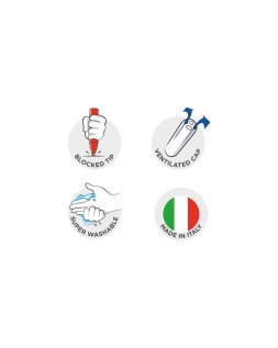 Rotulador carioca jumbo punta gruesa estuche de 12 unidades colores surtidos