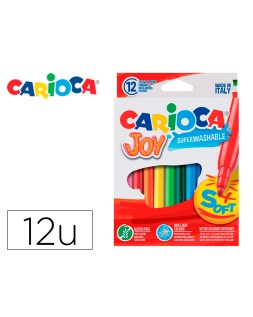 Rotulador carioca joy caja de 12 unidades colores surtidos