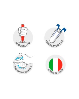 Rotulador carioca joy caja de 12 unidades colores surtidos