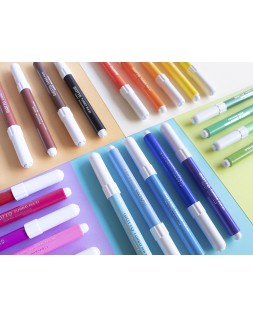 Rotulador giotto turbo maxi caja de 24 colores lavables con punta bloqueada