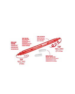 Rotulador carioca birello doble punta caja de 24 unidades colores surtidos