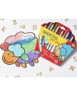 Rotulador giotto super bebe caja de 12 unidades colores surtidos