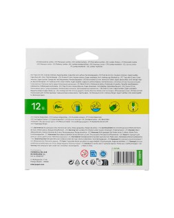 Rotulador liderpapel jumbo caja de 12 unidades colores surtidos