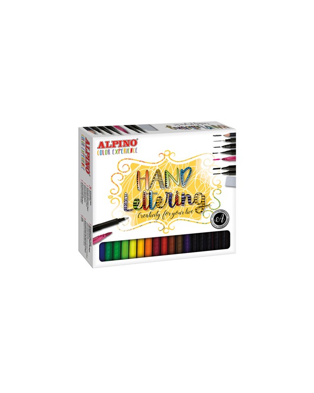 Set de dibujo alpino color experience lettering