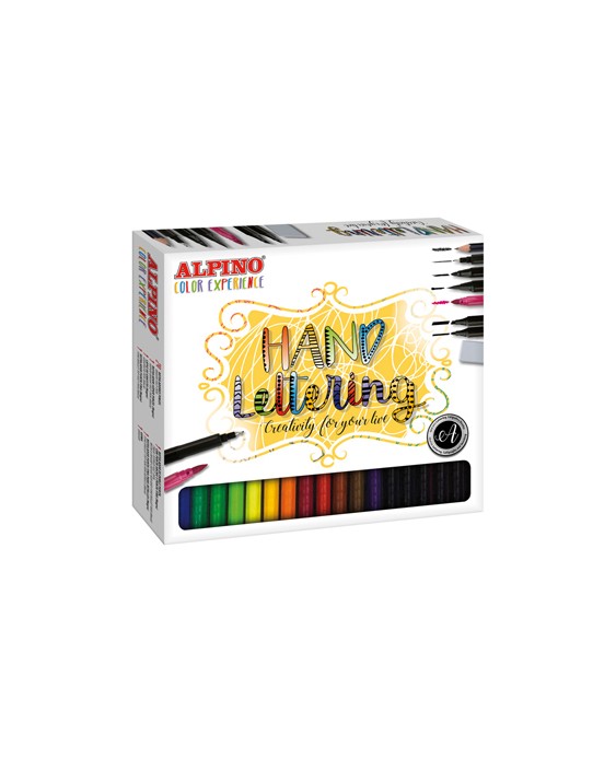 Set de dibujo alpino color experience lettering