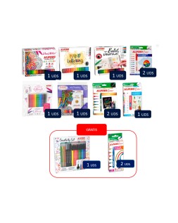 Lote alpino color experience 13 unidades surtidas