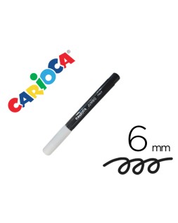Rotulador carioca jumbo lavable negro punta gruesa 6 mm