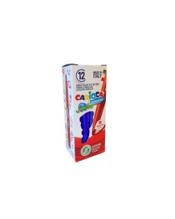 Rotulador carioca jumbo lavable azul punta gruesa 6 mm