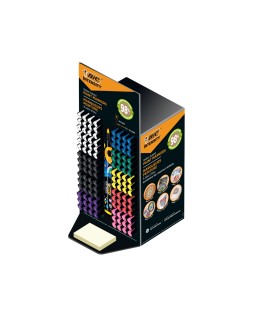 Rotulador bic intensity paint marker expositor de 120 unidades colores surtidos