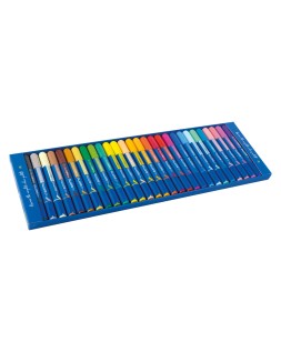 Rotulador giotto turbo pro doble punta caja de 30 unidades colores surtidos
