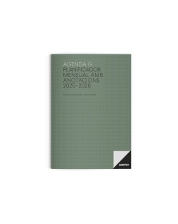 Agenda g mes vista catalan additio planificador 16 meses 195x285 mm colores surtidos