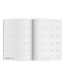 Agenda g mes vista catalan additio planificador 16 meses 195x285 mm colores surtidos