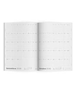 Agenda g mes vista catalan additio planificador 16 meses 195x285 mm colores surtidos