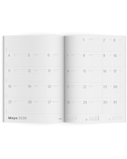 Agenda g mes vista additio planificador 16 meses 19,5x28,5 cm colores surtidos