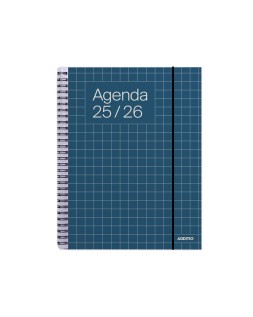 Agenda universal additio semana vista 16,5x21,5 cm curso escolar +16 años paginas anotaciones colores surtidos