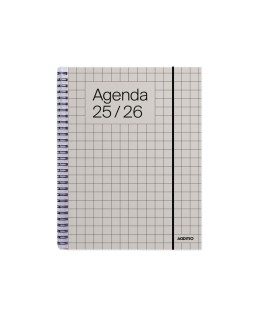 Agenda universal additio semana vista 16,5x21,5 cm curso escolar +16 años paginas anotaciones colores surtidos