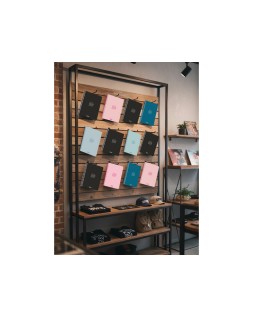 Agenda escolar liderpapel 26-27 espiral basic 2 dias pagina a5 bilingue 70g papel fsc azul turquesa