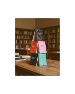 Agenda escolar liderpapel 26-27 espiral classic dia pagina a5 bilingue 70g papel fsc rojo