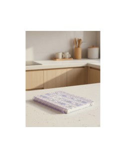 Agenda escolar liderpapel 26-27 espiral cottage semana vista a5 bilingue 80g papel fsc azul fresas