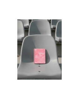 Agenda escolar liderpapel 26-27 espiral military dia pagina a6+ bilingue 80g papel fsc rosa