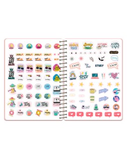 Agenda escolar liderpapel 26-27 espiral oriental dia pagina a6+ bilingue 80g papel fsc gato