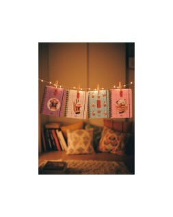 Agenda escolar liderpapel 26-27 espiral oriental dia pagina a6+ bilingue 80g papel fsc gato