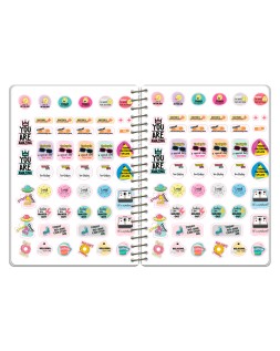 Agenda escolar liderpapel 26-27 espiral oriental dia pagina a6+ bilingue 80g papel fsc fideos