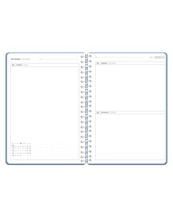 Agenda escolar antartik 26-27 espiral essentials dia pagina a5+ bilingue 80g papel fsc naranja