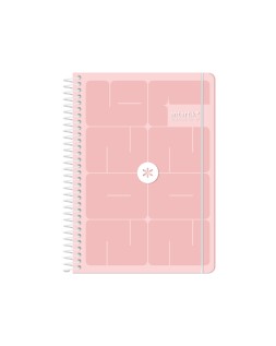 Agenda escolar antartik 26-27 espiral essentials diseños surtidos bilingüe 80g papel fsc