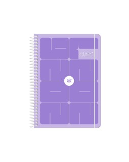 Agenda escolar antartik 26-27 espiral essentials diseños surtidos bilingüe 80g papel fsc