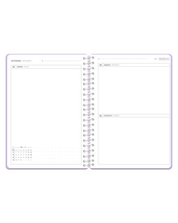 Agenda escolar antartik 26-27 espiral essentials diseños surtidos bilingüe 80g papel fsc