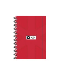 Agenda escolar antartik 26-27 espiral pack and go diseños surtidos bilingüe 80g papel fsc