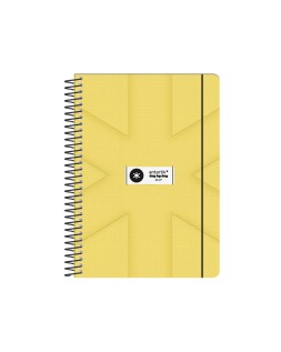 Agenda escolar antartik 26-27 espiral pack and go diseños surtidos bilingüe 80g papel fsc