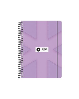 Agenda escolar antartik 26-27 espiral pack and go diseños surtidos bilingüe 80g papel fsc