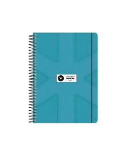 Agenda escolar antartik 26-27 espiral pack and go diseños surtidos bilingüe 80g papel fsc