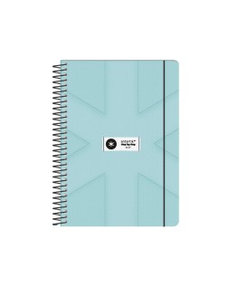 Agenda escolar antartik 26-27 espiral pack and go diseños surtidos bilingüe 80g papel fsc