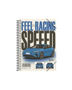 Agenda escolar liderpapel 26-27 espiral mix diseños surtidos bilingüe 80g papel fsc expositor 6 unidades