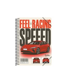 Agenda escolar liderpapel 26-27 espiral mix diseños surtidos bilingüe 80g papel fsc expositor 6 unidades