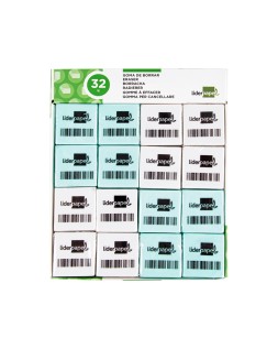 Goma de borrar liderpapel tipo miga de pan para lapiz cuadrada