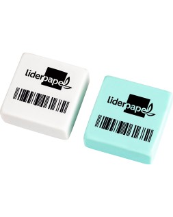 Goma de borrar liderpapel tipo miga de pan para lapiz cuadrada