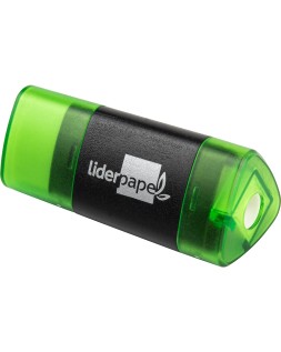 Goma de borrar liderpapel triangular con sacapuntas