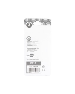Repuesto goma de borrar liderpapel triangular para er04 blister de 2 unidades