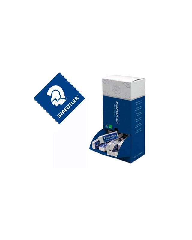 Goma de borrar staedtler mars plastic 526/50 expositor de 40 unidades