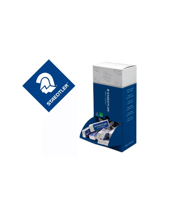 Goma de borrar staedtler mars plastic 526/50 expositor de 40 unidades