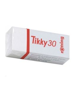 Goma de borrar rotring tikky 30 blanca